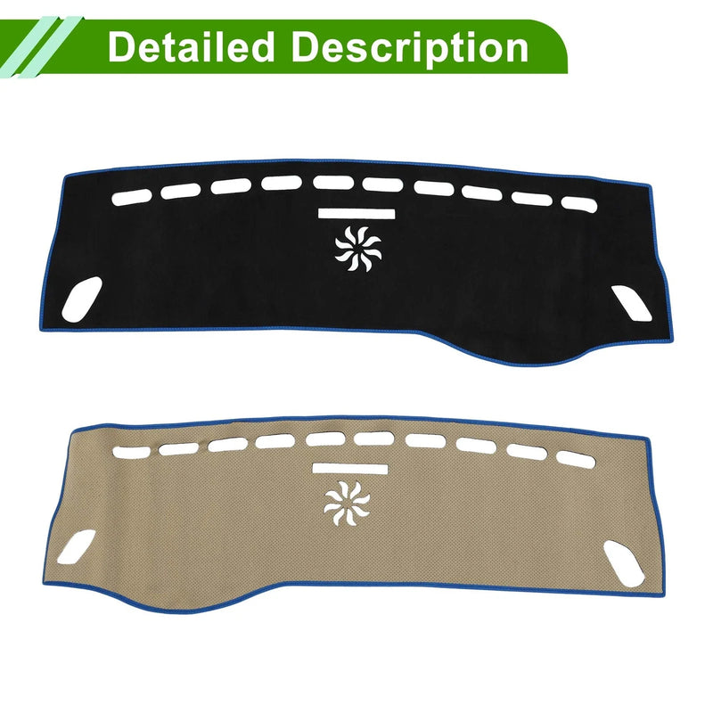 Mercedes Benz GLA Class X156 2014-2020 Black Blue Dashboard Cover Mat