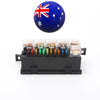 Universal Car - 12V 80A 11-Way Fuse Box with 6 Relays (No Year Specified)