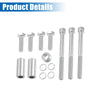 Chevy Silver Tone Power Steering Pump Bracket Adjustable Kit