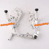 Suzuki GSXR 1000 K9 (2009-2010) - Silver Finish Rear Sets Foot Pegs