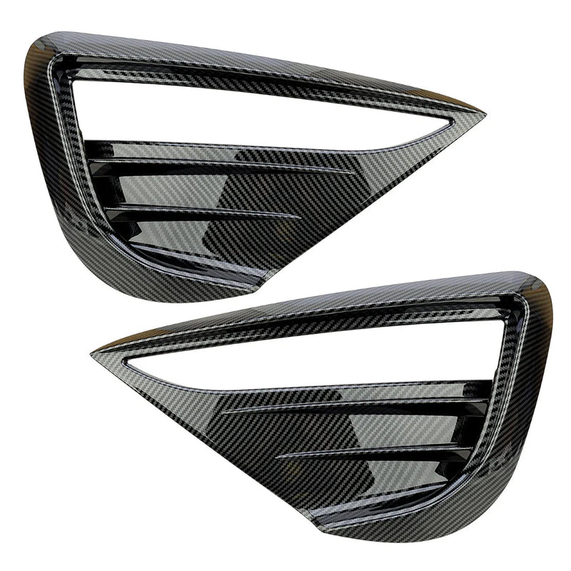Tesla Model Y Carbon Fiber Front Fog Light Spoiler Cover (2020-2023)