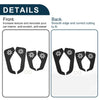 Ford Explorer (2020) - Black Set Car Door Anti Kick Pad Sticker Protector