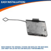 BMW 5 Series Ice Silver 1 Pcs Rear Car Bumper Tow Hook Cover