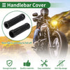 Motorcycle Rubber Black Plaid 7/8" 22mm Hand Grips