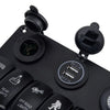 Universal Car 6 Gang Waterproof Circuit Breaker Toggle Rocker Switch Panel