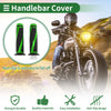 Motorcycle Green 7/8" 22mm Hand Grips Cover Kit
