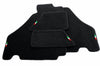 Ferrari F430 Italian Edition Black Floor Mats (2004-2009)