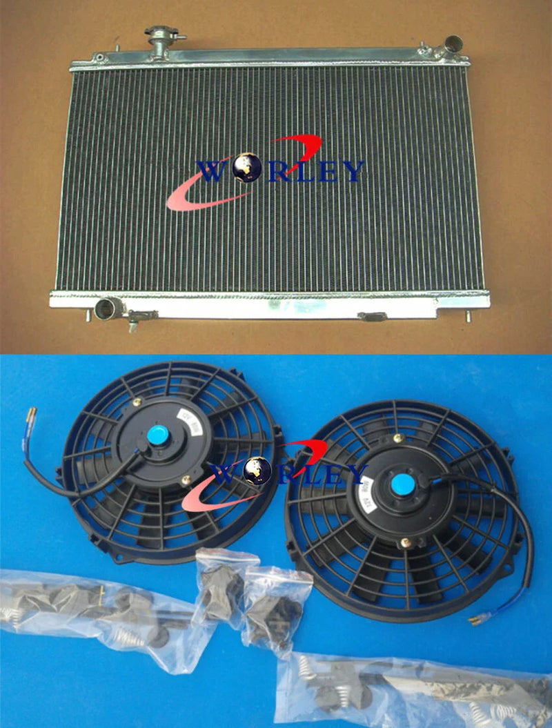 Nissan Fairlady 350Z Z33 Aluminum Radiator & Fans (2003-2006)