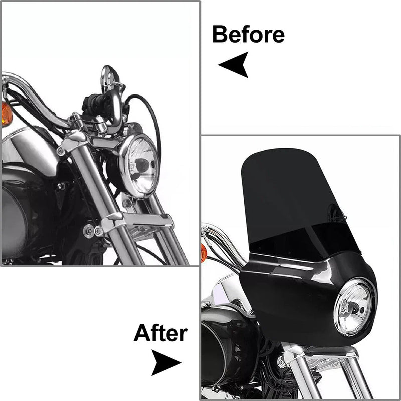Harley Softail Street Bob FXBB 15" Headlight Fairing Windshield (2018-2024)