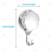 Bathroom Kitchen Towel Shower Holder Strong Vacuum Suction Cup Hooks
