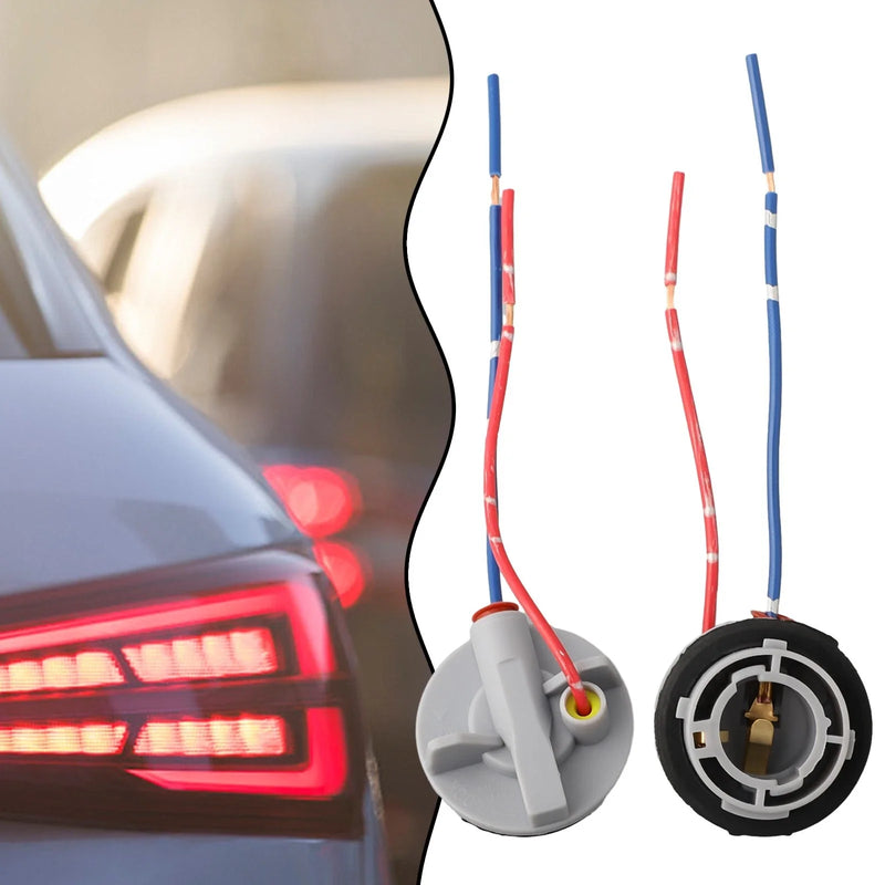 Indicator Stop Tail Brake Light BA15S 1156 2 x Bulb Holder Connector