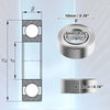 Car Bearings 10 x 5x10x4mm Deep Groove Ball Bearings