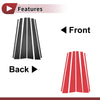 Toyota LC 4700 / FJ80 / 100 Door Pillar Window Trim / 6 Pcs / Carbon Fiber