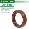 Make Model Oil Seal 25x35x6mm Brown 5 Pcs