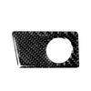 Audi A4 S4 A5 RHD Carbon Fiber Ignition Switch Button Cover Trim (2009-2016)