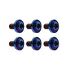 Bike Motorcycle 6pcs M6x20mm Titanium Torx Head Bolts