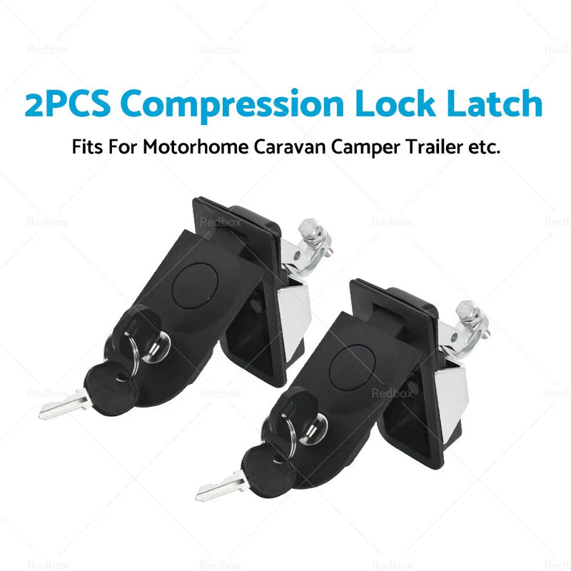 Caravan Camper Trailer Tool Box Compression Lock Latch