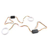 Car Headlight Retrofit 90MM White Amber Switchback LED Halo Rings