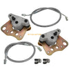 Polaris Magnum Front Brake Calipers w/Pads & Lines 2x4 4x4 (2001–2004)