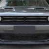 Dodge Challenger 2015-23 Carbon Fiber Front Grill Grille Inserts Trim Cover