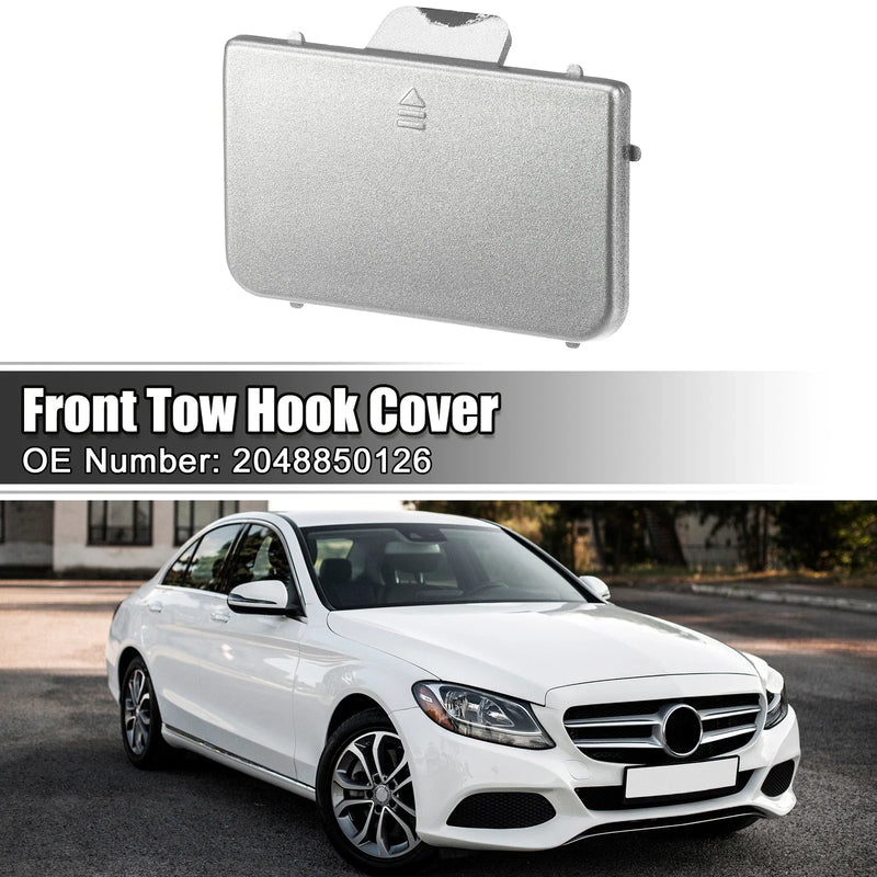 Mercedes-Benz C-Class Front Bumper Tow Hook Eye Hole Cover (2015-2021)