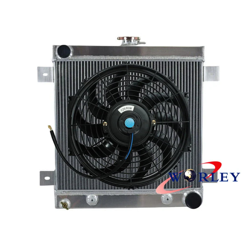 1962 Chrysler Valiant S Series 3Row Aluminum Radiator + Fan (1962)