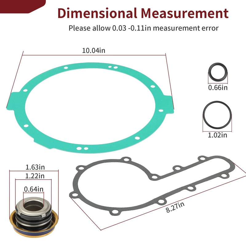 Polaris Sportsman 850 Water Pump Repair w/ Seal Gasket Kit (2010-2025)