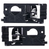Hyundai Accent Set of 2 Black Inner Door Handles (2005-2009)