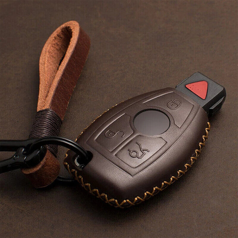 Mercedes Benz C E CLA ML GLK AMG Key Fob Case Cover Holder
