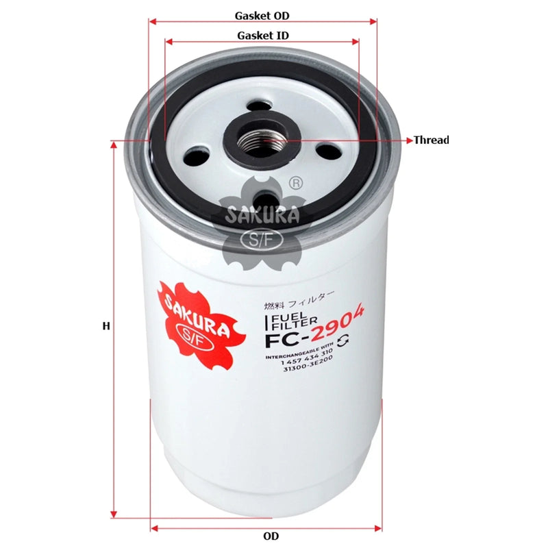 Jeep Cherokee KJ 2.8L 4cyl Fuel Filter (2003-2008)