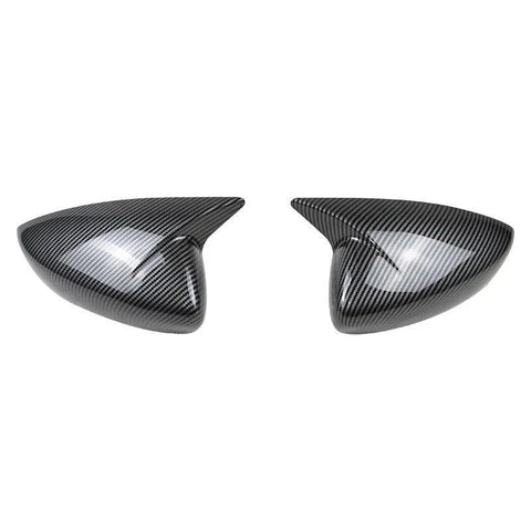 Mazda CX-30 2 x Carbon Fiber Ox Horn Mirror Cover Trim (2020–2022)