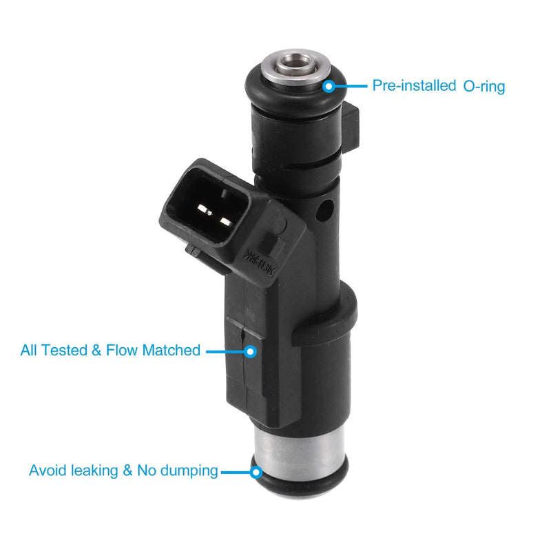 CITROEN C4 C5 C8 PEUGEOT 206 307 406 4 x Fuel Injectors (2004-2010)