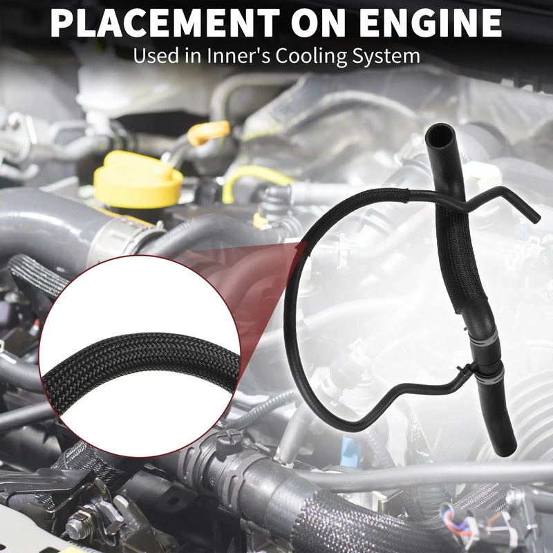 Ford Edge (2012-2015) - Black 1 Pcs Radiator Coolant Hose 2.0L