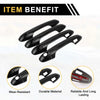 Toyota Tacoma 4pcs Black Exterior Door Handle Covers (2016-2023)