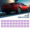 Automotive 30 Pcs Mini Blade Style Fuses 3A