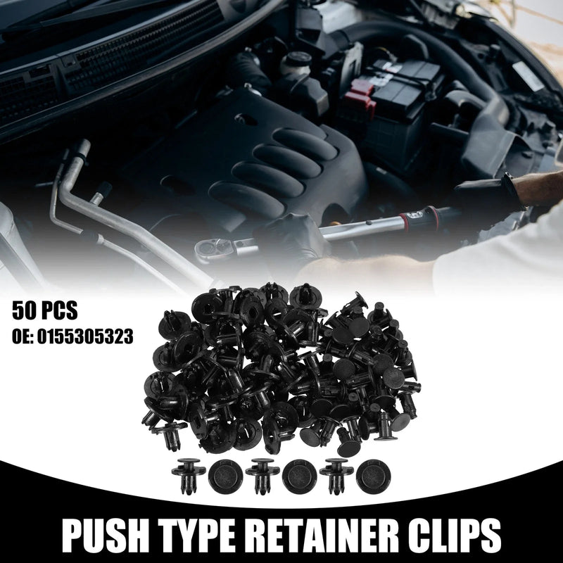 Nissan Frontier 50 Pcs Push Type Retainer Clips (2005-2019)