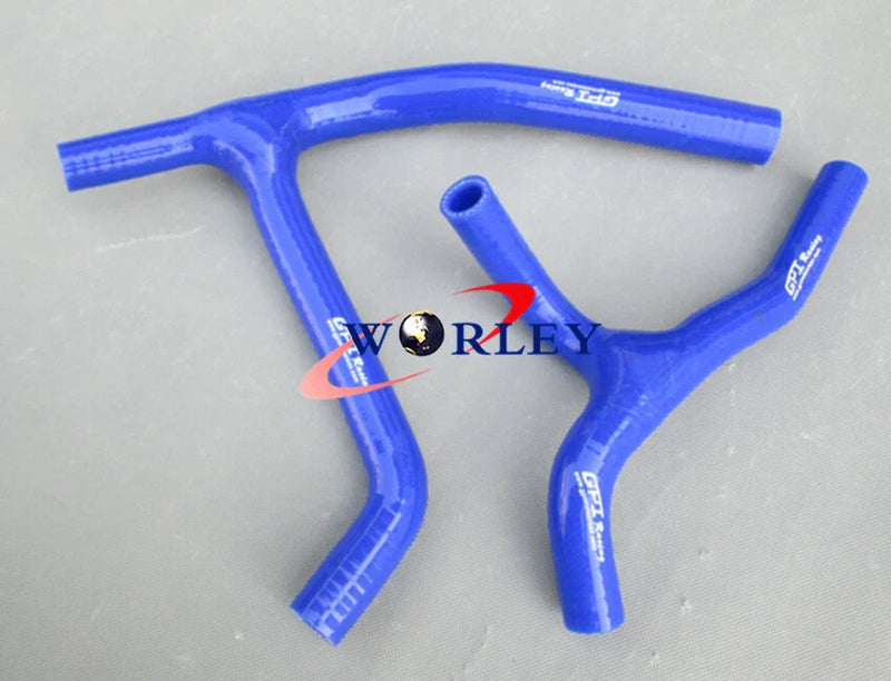 Kawasaki KXF450 KX450F Silicone Y Radiator Hose Kit (2006-2008)