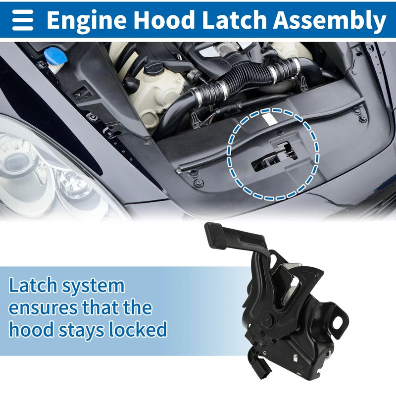 Honda Accord 2.4L L4, 3.5L V6 Hood Latch Assembly (2013-2017)