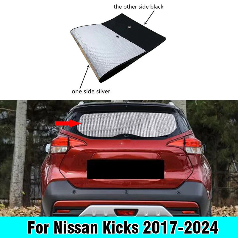 Nissan Kicks Rear Windshield Privacy Thick Sunshade Cover (2017–2024)