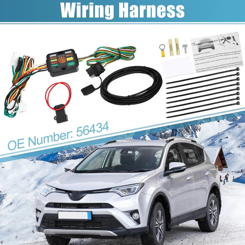 Toyota RAV4 1 x 4-Pin Trailer Wiring Harness (2019–2020)