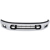 1-Piece Front Bumper For Nissan Titan 2017-2019 Chrome
