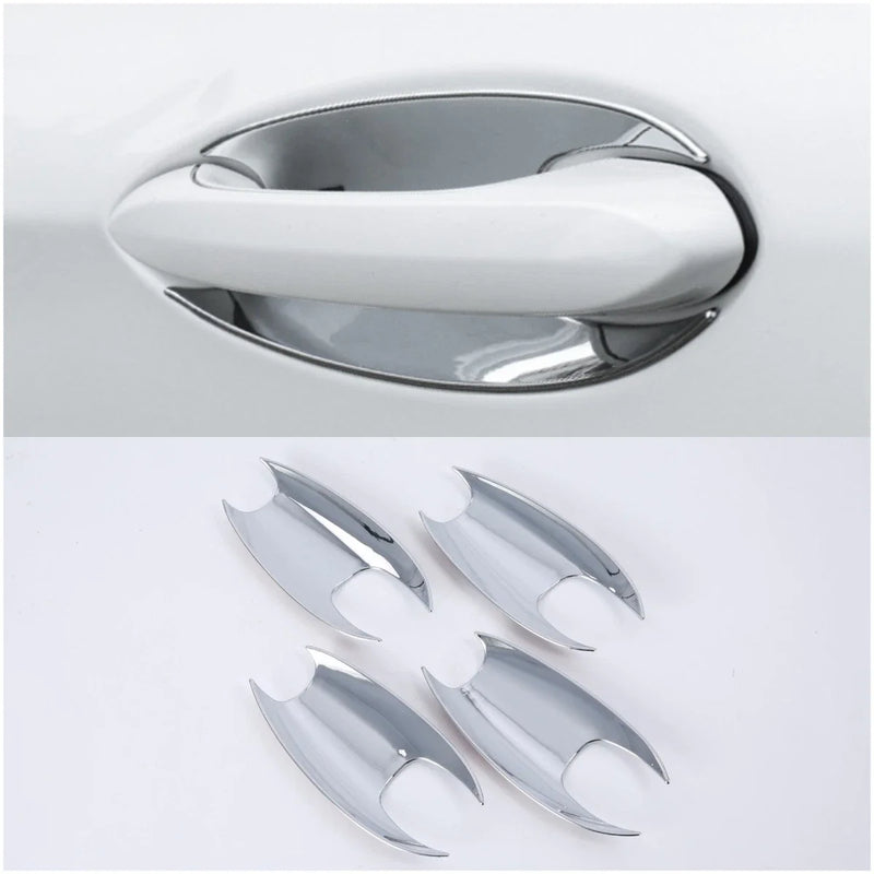 BMW X3 4x ABS Chrome Door Handle Bowl Cup Lid Cover Trim (2018-2024)