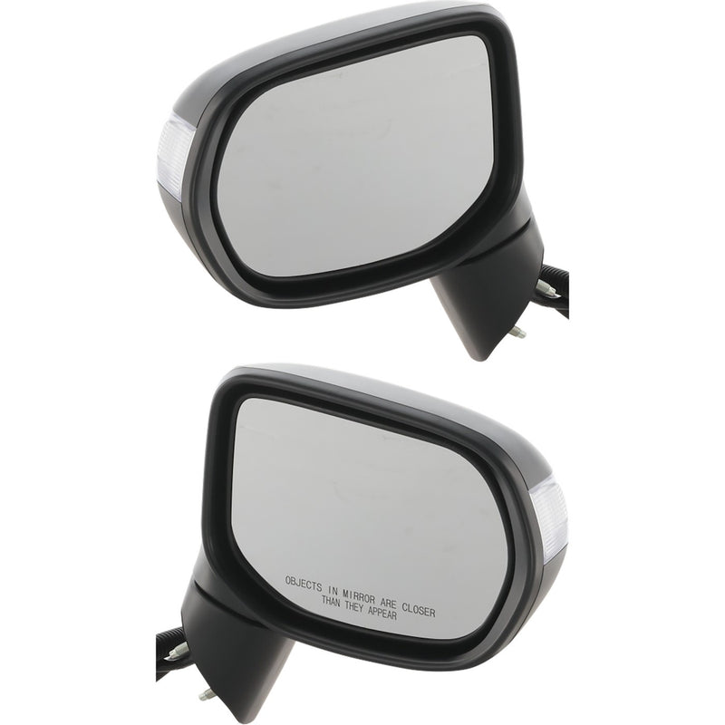 Power Mirror Set Of 2 For 2006-2011 Honda Civic Left And