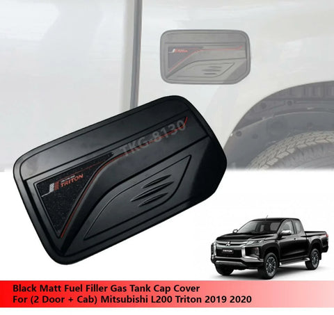 Mitsubishi Triton L200 2 x Gas Tank Fuel Filler Cap Cover (2019-2020)