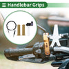 Motorcycle 7/8" 22mm Hand Grips Rubber Khaki