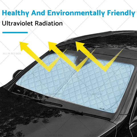 Toyota Hilux (2015-2025) UV Protection 6 Layer Thick WindScreen SunShade