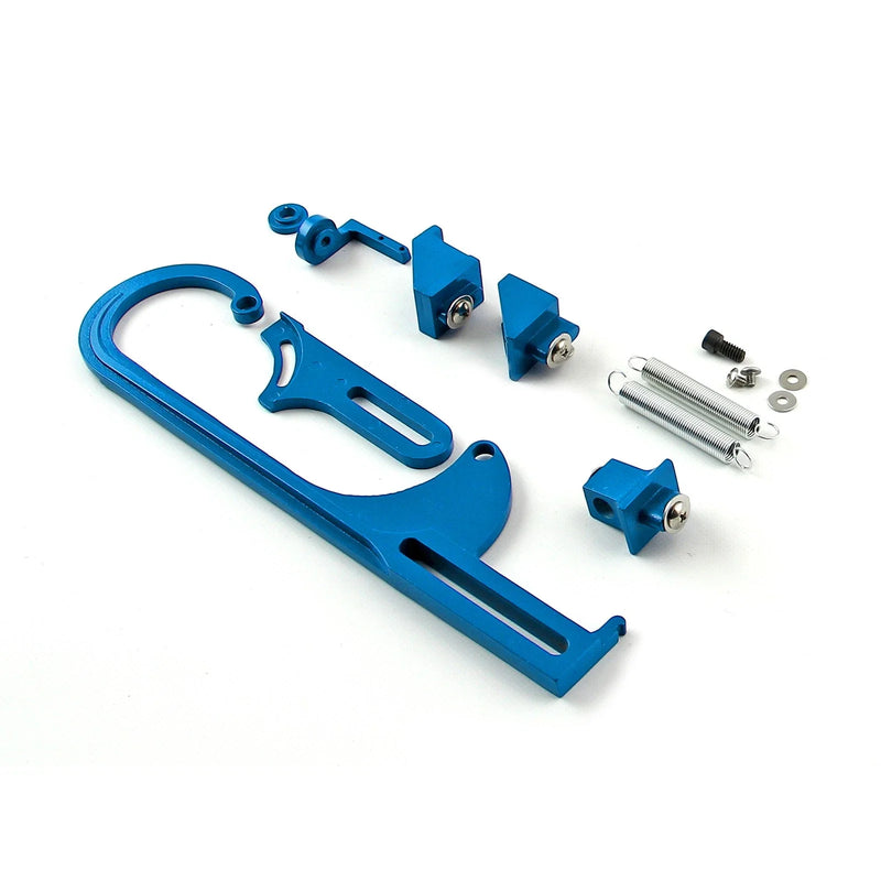 Carburetor - Blue w / Return Springs Throttle Cable Bracket