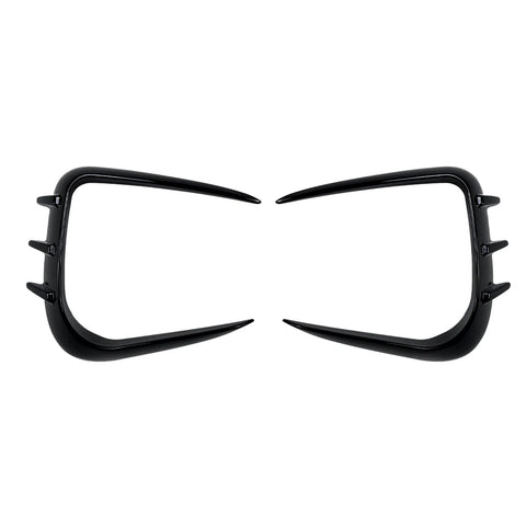 Volkswagen ID.3 2 x Gloss Black Front Bumper Side Air Vent Trims (2019-2022)