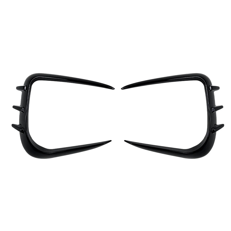 Volkswagen ID.3 2 x Gloss Black Front Bumper Side Air Vent Trims (2019-2022)