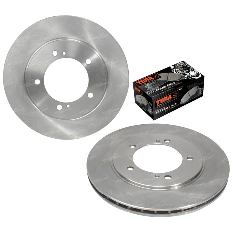 Suzuki Grand Vitara Front Disc Brake Rotors & Pads 2.0L (1998-2005)